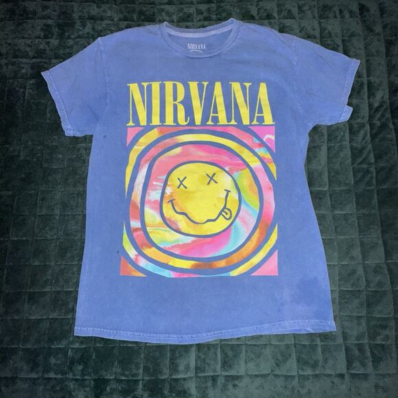 NIRVANA Other - Nirvana Unisex Short Sleeve Graphic Tee Shirt Medium (M)  Purple Music Grunge
